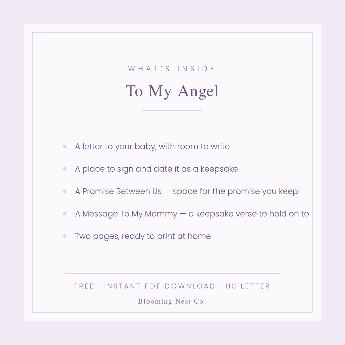 To My Angel